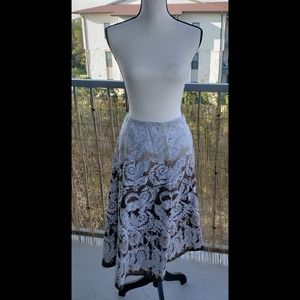 Liz Claiborne Pattern Cotton Skirt Size 14